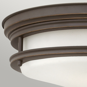 Hadrian plafond - 2 fényforrás - Opálüveg - Olajozott bronz Quintiesse small 1
