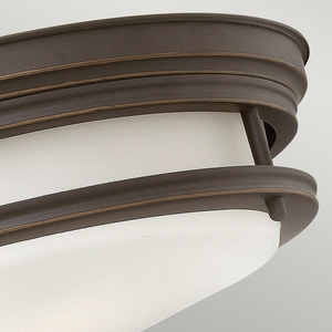 Hadrian plafond - 2 fényforrás - Opálüveg - Olajozott bronz Quintiesse small 2
