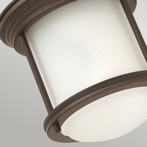 Hadrian plafond - 1 fényforrás - opál üveg - olajozott bronz Quintiesse small 1