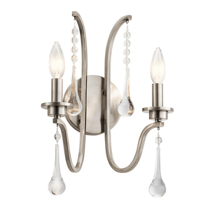 Quintiesse Karlee fali lámpa Classic Pewter 2xE14 QN-KARLEE2 small 0