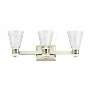 Quintiesse Kayva QN-KAYVA3-PN háromkarú LED-falilámpa, polírozott nikkel small 4