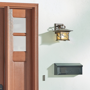 Kültéri fali lámpa Quintiesse Morris QN-MORRIS-M öregített réz, irizált üveg, E27 max 60 W, IP44, 237 mm small 4