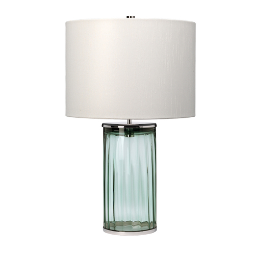 Jelölje be Reno asztali lámpa - 1 fényforrás - Zöld/Polished Nickel Quintiesse