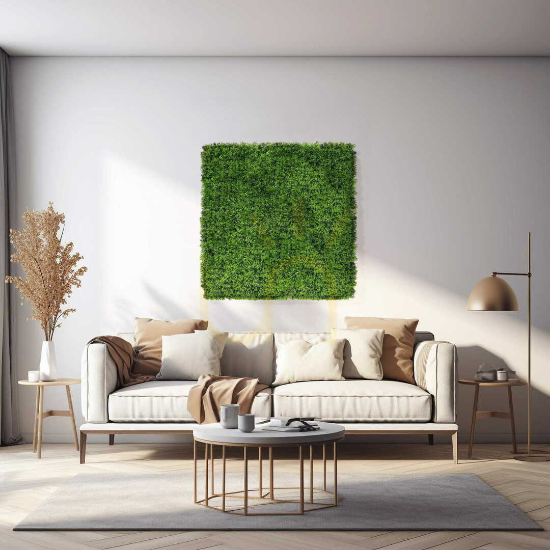 Előadás Mesterséges zöld Pina UV szőnyeg 50x50cm Mesterséges zöld Pina UV szőnyeg 50x50cm