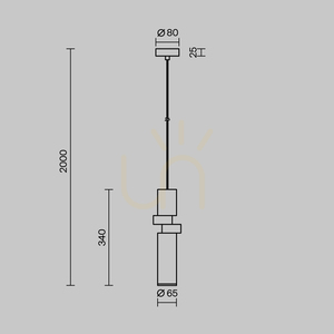 PALETTE függesztéklámpa MOD303PL-01CFL2 Maytoni small 8