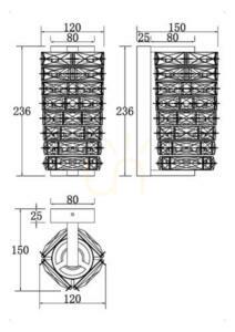 COIL fali lámpa MOD124WL-L6CH3K Maytoni small 5