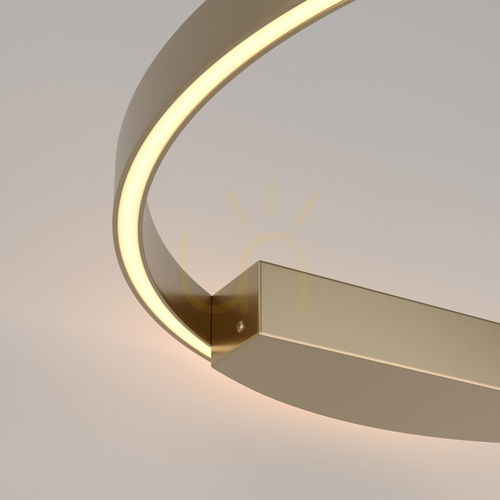 Jelölje be Maytoni Rim MOD058WL-L35BS3K LED fali lámpa gyűrű 60 cm sárgaréz 37W 3000K