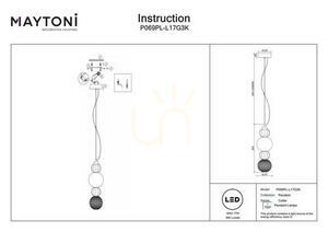 COLLAR függőlámpa P069PL-L17G3K Maytoni small 8