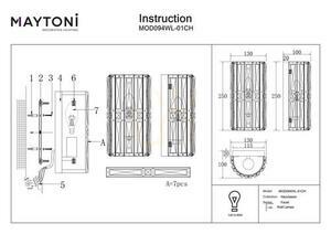 FACET fali lámpa MOD094WL-01CH Maytoni small 7