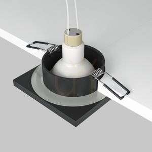 STARK süllyesztett lámpatest GU10 max 10 W IP65 8,4x8,4 cm, fekete, 6,5 cm kivágás, Maytoni DL083-01-GU10-SQ-B small 4