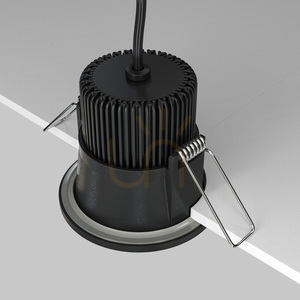 Maytoni ZOOM DL034-01-06W4K-B süllyesztett lámpatest, IP65, Ø 6 cm, LED 6 W 670 lm 4000K CRI 90, fekete small 4