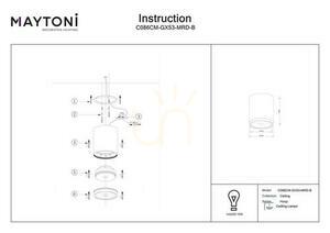 HOOP Plafond C086CM-GX53-MRD-B Maytoni small 4