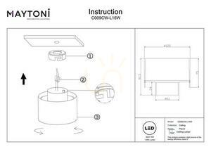PLANET Plafond C009CW-L16W Maytoni small 6