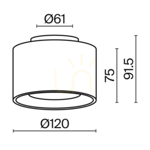 PLANET Plafond C009CW-L16W Maytoni small 9