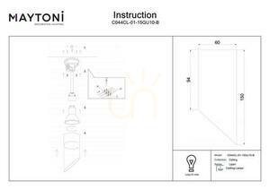 Plafond LIPARI C044CL-01-15GU10-B Maytoni small 5