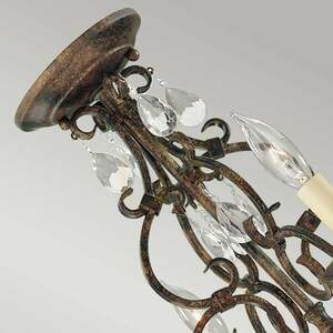 Chateau csillár - 4 fényforrás - Mocha Bronze Elstead small 5