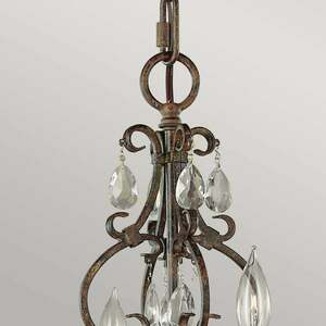 Chateau csillár - 4 fényforrás - Mocha Bronze Elstead small 7