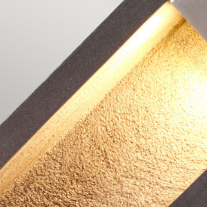 Parkstone LED kerti oszloplámpa, közepes, 40 cm, bazalt és rozsdamentes acél, Elstead small 2
