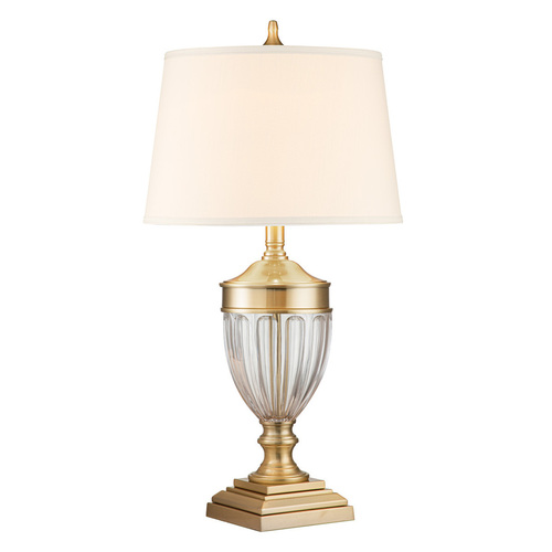 Jelölje be Dennison 1 fényű asztali lámpa - Brushed Brass Elstead