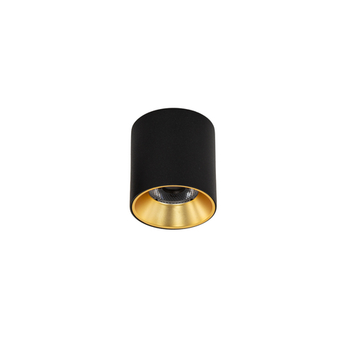 Jelölje be Felületre szerelhető lámpa Italux Altisma fekete LED 10W 3000K 1100 lm IP20 CLN-6677-75-BL-GD-3K