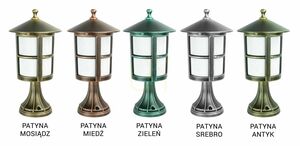 Kültéri állólámpa SU-MA Cordoba II fekete patina 41 cm K 4011/1/TD small 5