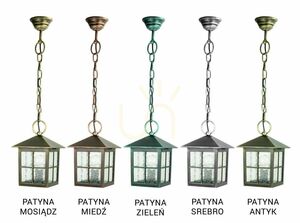 Kültéri függőlámpa SU-MA Wenecja fekete patina 66 cm K 1018/1/KW small 4