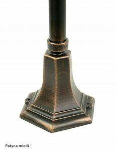 Kültéri állólámpa SU-MA Prince fekete patina 167 cm K 5002/1/O small 9