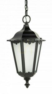 SU-MA Retro Classic K 1018/1/D kültéri függőlámpa, fekete, E27, 24 cm small 0