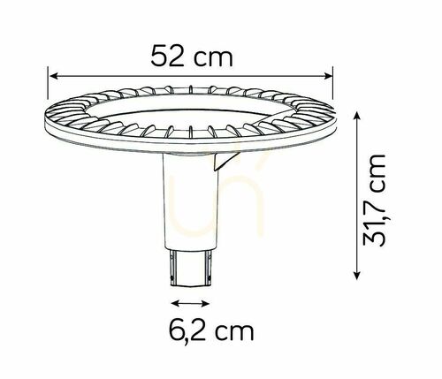 Jelölje be Parkoszlop lámpa SU-MA Ster Max STRMAX-3000 antracit 305 cm 60W LED 4000K IP65