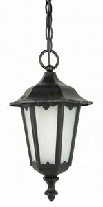 Kültéri függő lámpa SU-MA Retro Midi fekete patina K 1018/1/M small 0