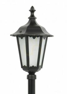Álló kerti lámpa SU-MA Retro Midi fekete patina E27 K 5002/3/M small 1