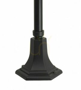 Kültéri állólámpa SU-MA Retro Midi fekete patinás 106 cm K5002/2/M small 2