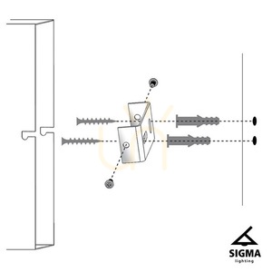 Fali lámpa Sigma Blake fekete/barna G9 3W 33446 small 1