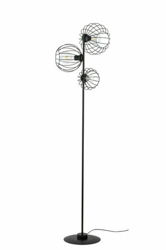 Jelölje be Sigma Cherry 3x E27 állólámpa fekete 170 cm 50311