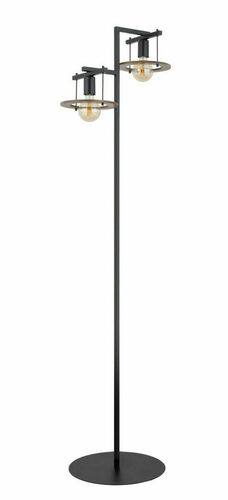 Jelölje be Állólámpa Sigma Coffee fekete-barna 160 cm E27 2x60W 50339