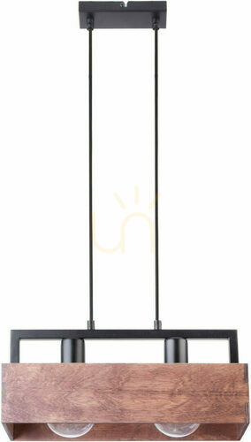 Jelölje be Függőlámpa Sigma Dakota 2 fekete-barna E27 40 cm 31748