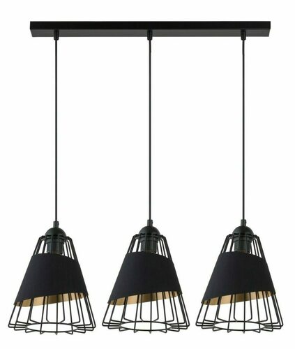 Jelölje be Függőlámpa Sigma DENI 3 fekete-arany 60W E27 60cm 40541
