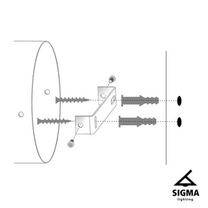 Fali lámpa Sigma DENI fekete-szürke E27 60W 40548 small 2