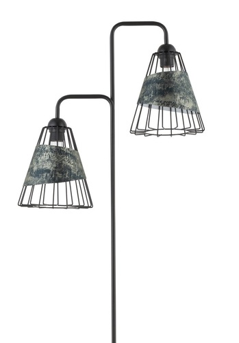 Jelölje be Sigma DENI állólámpa fekete/grafit/arany E27 60W 170 cm 50348