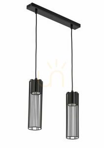Függőlámpa Sigma Fobia fekete GU10 2x10W 33450 small 0
