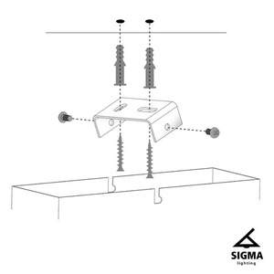 Plafon Sigma Glory 2 fekete grafit/arany E27 60W 40513 small 2