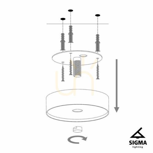Jelölje be Plafon Sigma Jumbo 1 fehér 35 cm E27 31530