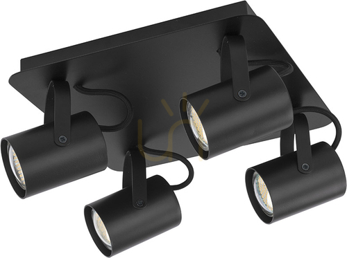 Jelölje be Plafon Sigma KAMERA 4 fekete 25W GU10 28cm 32555
