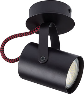 Jelölje be Plafon Sigma KAMERA 1 GU10 fekete-piros 25W 32613
