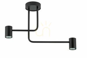 Plafon Sigma Luis 2 fekete GU10 60 cm 33418 small 0