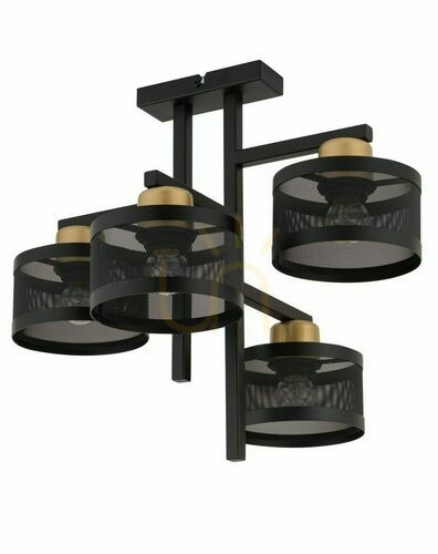 Jelölje be Plafon Sigma OFF 4 fekete-arany 4xE27 60W SKU 32135
