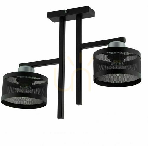 Jelölje be Plafon Sigma OFF 2 fekete ezüst 60W E27 SKU 32140