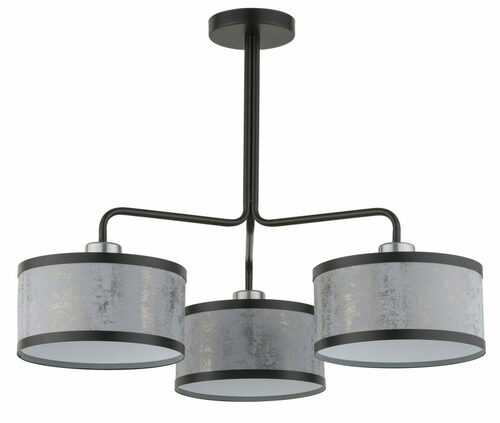 Jelölje be Csillár Sigma Opera 3 E27 fekete szürke/ezüst 62cm 40504
