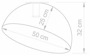 Plafon Sigma Sfera 50 cm ezüst 32457 small 4