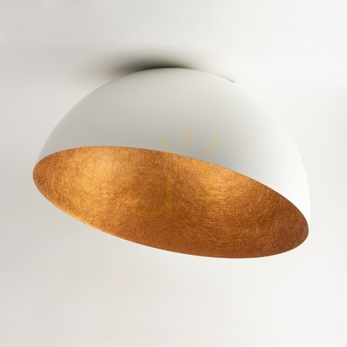 Jelölje be Plafon Sigma Sfera 35 cm fehér réz E27 32462